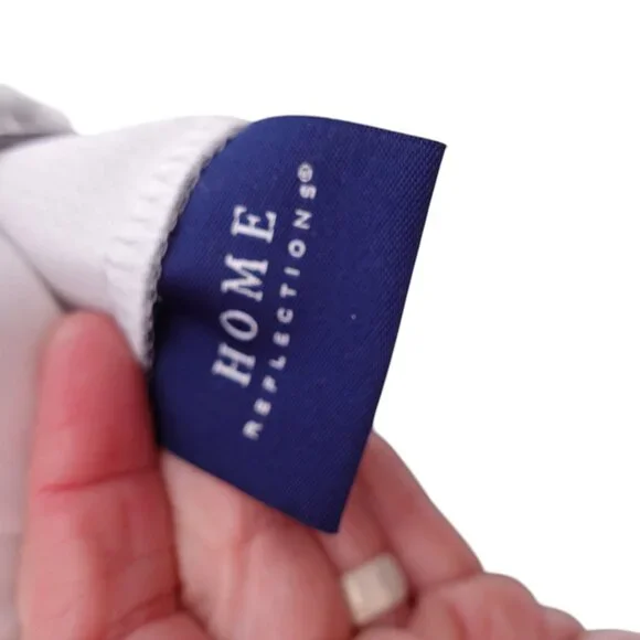 NWOT Home Reflection Tufted Decorative 12" x 24" Pillow Gray Decor Cozy Modern - Picture 9 of 11